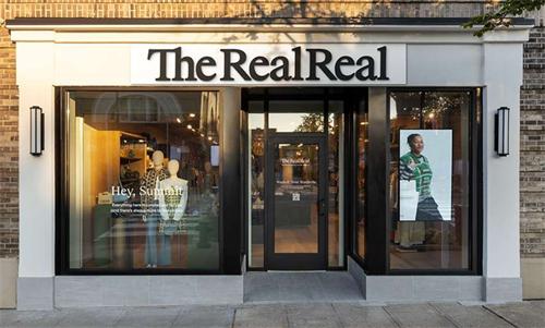 The RealReal secondhand clothing retail storefront