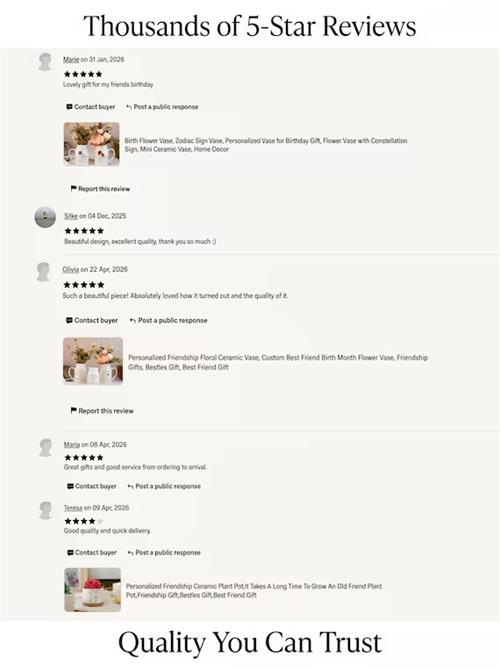 Five-star product review screenshot